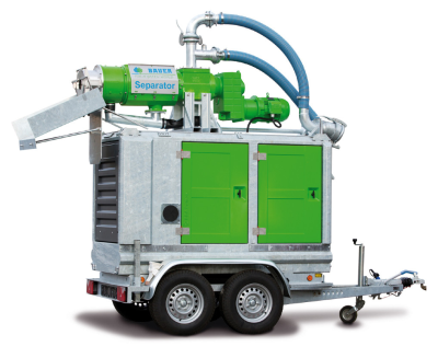 BAUER recently developed a portable Plug and Play Manure Separator